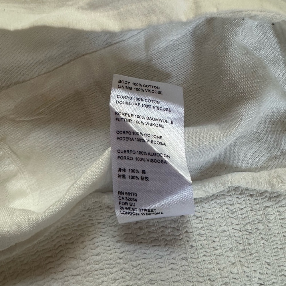 NWT Free People Cropped Ashley Tank White Size Extra Large - Picture 12 of 12